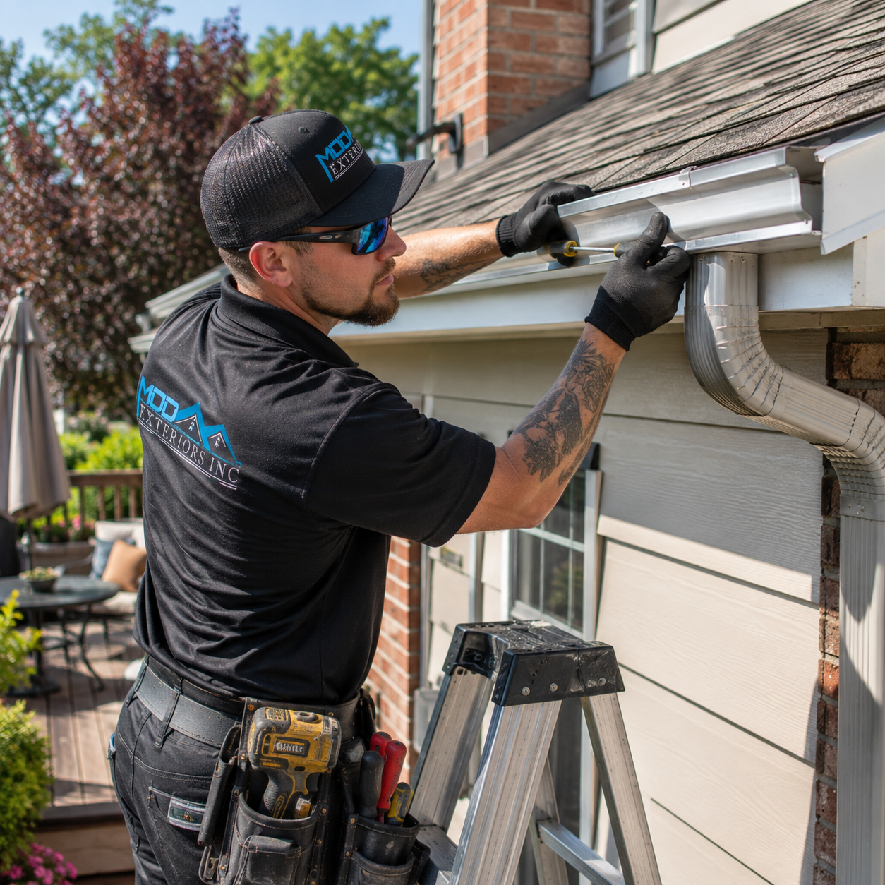 Downspout repair