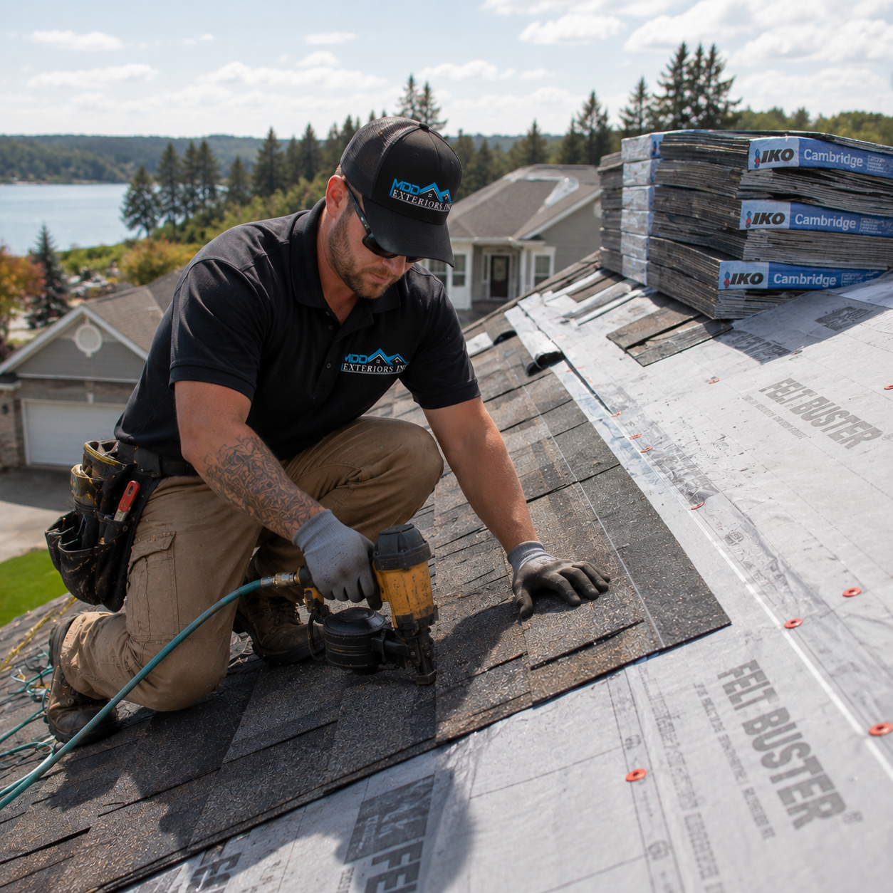 Low-slope commercial roof system