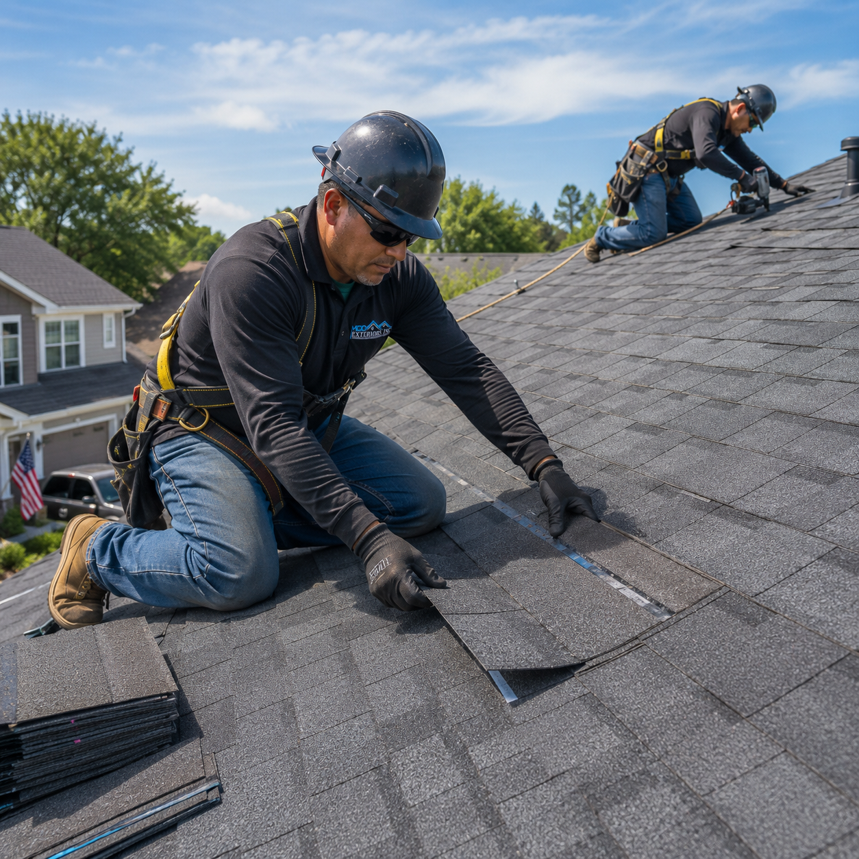 Roof overlay in Justice, IL