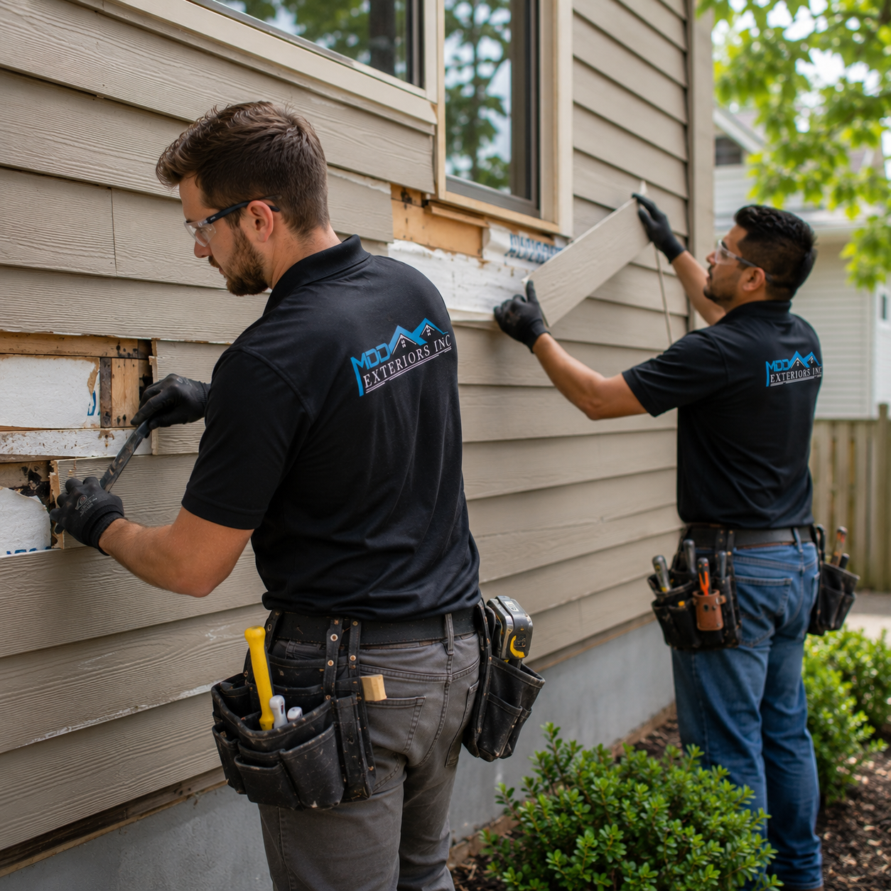 Commercial siding repair