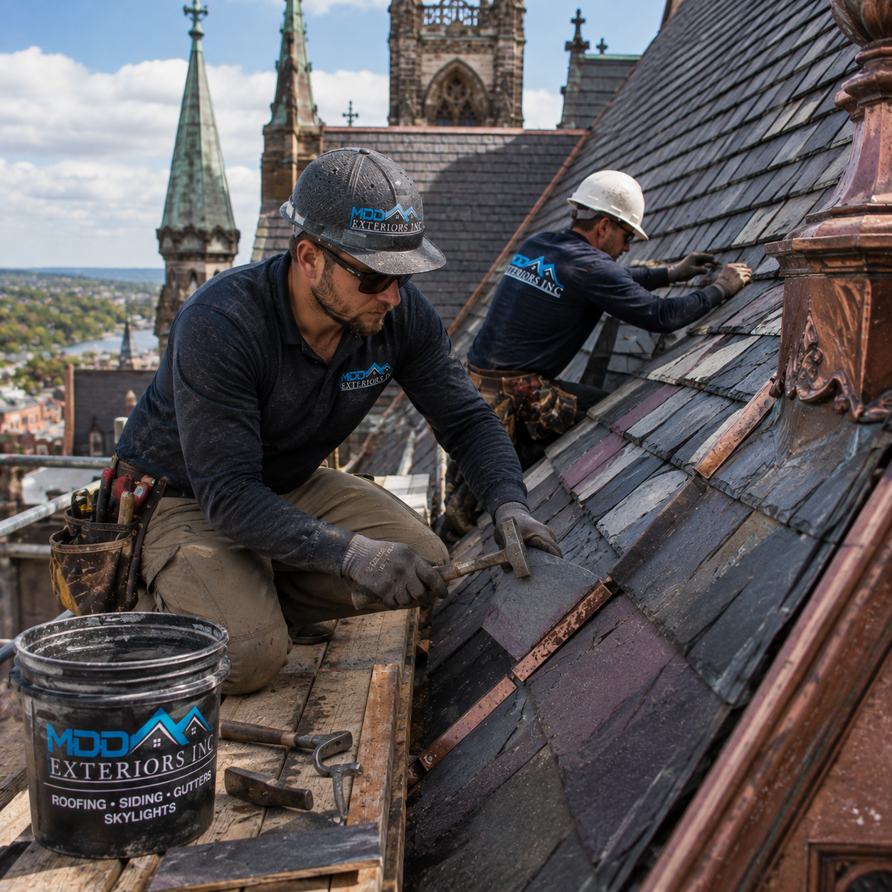 Specialty roof replacement