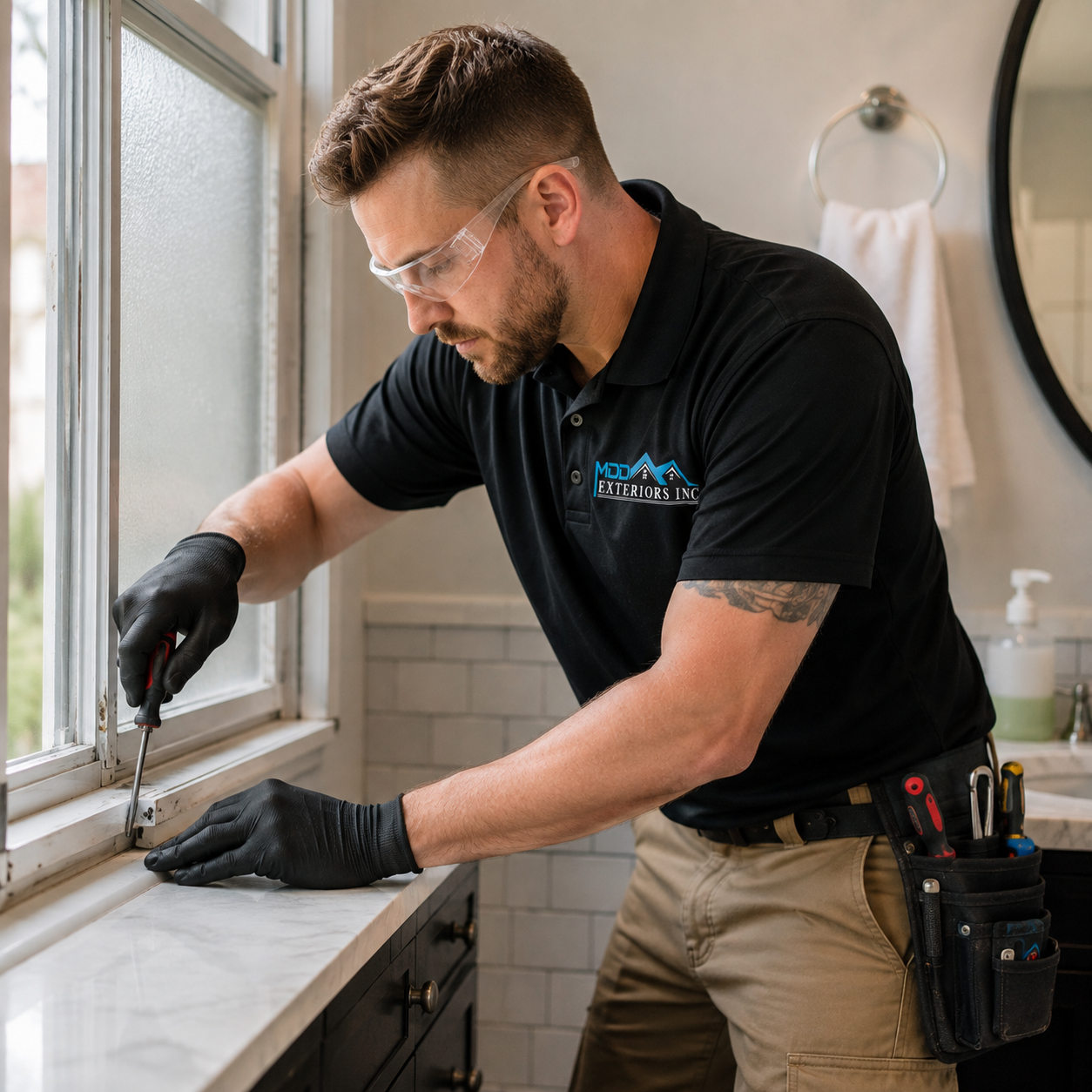 Window hardware repair