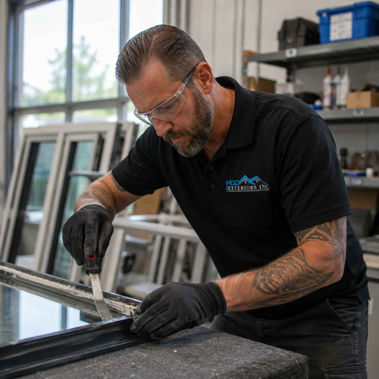 Window seal and weatherstripping repair