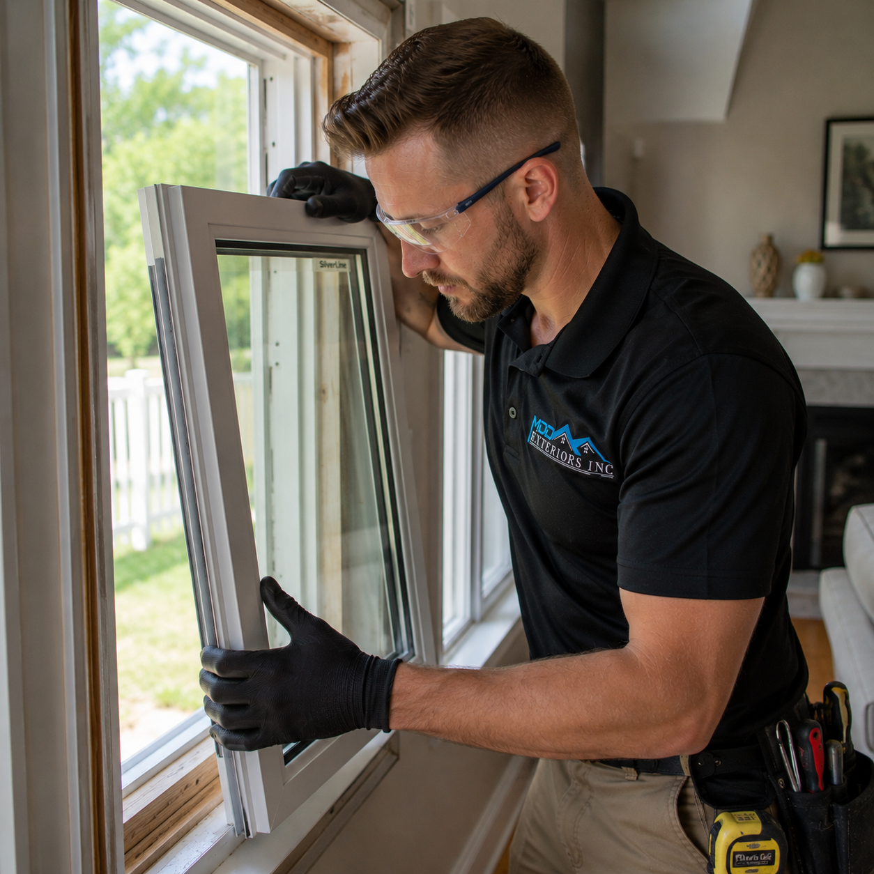 Pocket insert window replacement