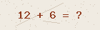 Math captcha — solve to verify
