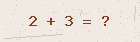 Math captcha — solve to verify