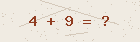 Math captcha — solve to verify