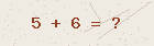 Math captcha — solve to verify