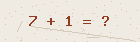 Math captcha — solve to verify