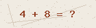 Math captcha — solve to verify