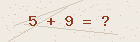 Math captcha — solve to verify