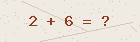 Math captcha — solve to verify