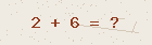 Math captcha — solve to verify