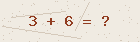 Math captcha — solve to verify