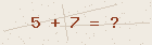 Math captcha — solve to verify