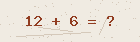 Math captcha — solve to verify
