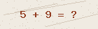 Math captcha — solve to verify