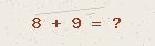 Math captcha — solve to verify