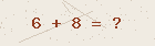 Math captcha — solve to verify