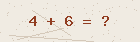 Math captcha — solve to verify