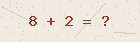 Math captcha — solve to verify
