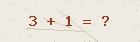 Math captcha — solve to verify