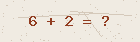 Math captcha — solve to verify