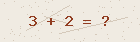 Math captcha — solve to verify