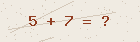 Math captcha — solve to verify