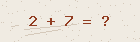 Math captcha — solve to verify