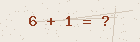 Math captcha — solve to verify