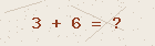 Math captcha — solve to verify