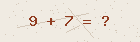 Math captcha — solve to verify