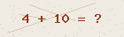 Math captcha — solve to verify