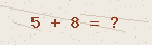 Math captcha — solve to verify