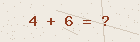 Math captcha — solve to verify