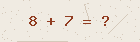 Math captcha — solve to verify