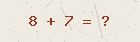Math captcha — solve to verify