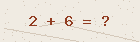 Math captcha — solve to verify