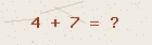 Math captcha — solve to verify