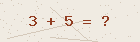 Math captcha — solve to verify