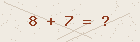 Math captcha — solve to verify