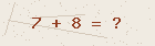 Math captcha — solve to verify